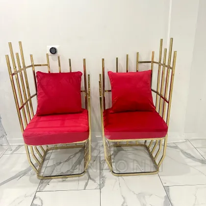Golden Throne Birdcage Chair for Elegant Wedding Banquets and Parties