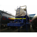 Remorques de silo de poudre de 60m3 Tri-essieu