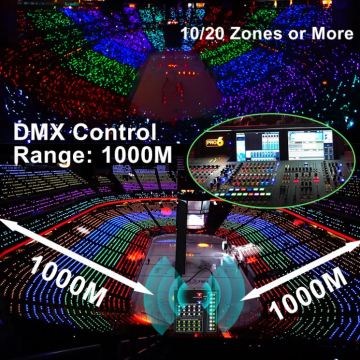 Hot Selling Customized Remote Control LED RGB Silicone Bracelet for Wedding Parties