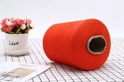 Combed mercerized cotton yarn