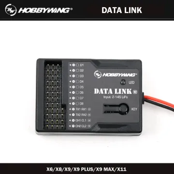 Hobbywing x6 x8 x9 plus max moteur MOTRE ESC Firmware Updater Data Data Lecture Mise à jour des données de données Datalink V2