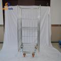 3sides Galvanized Metal Logistic Roll Trolley