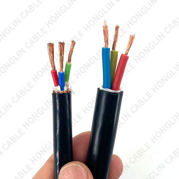 RVV 3*2.5mm 300/500V Low Voltage Flexible Copper Core Cable - RVV 2, 6, 8, 10 Cores Power Cable