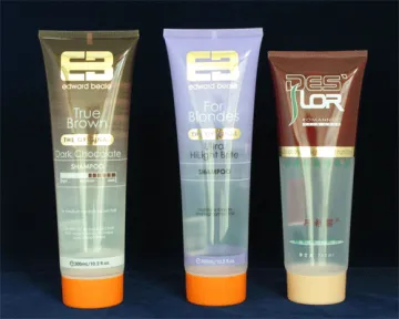 super flat cosmetic plastic tube