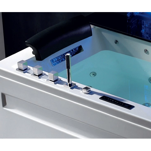 Luxus-Acryl-Whirlpool-Badewanne mit bunter LED