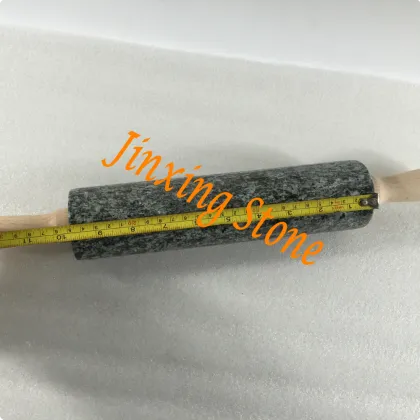 New Marble Dough Rolling Pin w/ Wood Handle