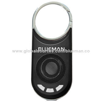 Bluetooth Keychain Speaker with Handsfree Phone Function, 4 Hours Working Time