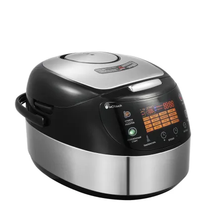 China Trade Big Family 5L White, Black and Orange Rice Cooker