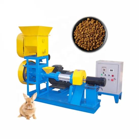 Aquatic Floating Pet Food Pellet Puffing Machine for Dogs, Cats, and Rabbits