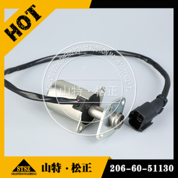 Rotierendes elektromagnetisches Ventil 206-60-51130 für Komatsu PC200CA-6