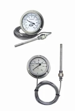 ±1.5% 3” Remote Reading Dial Industrial Gas Filled Thermometer