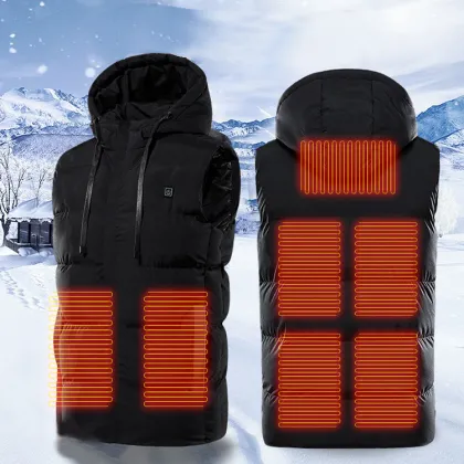 New vest hooded smart heating clothing