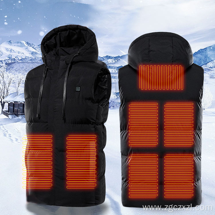 New vest hooded smart heating clothing