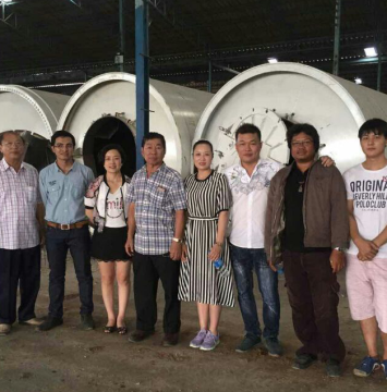 Automatic 5-15TPD waste tyre pyrolysis machine