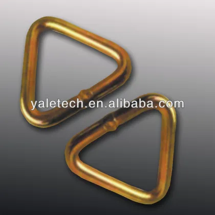 2" triangle/delta ring for tie down straps(cargo lashing belt)