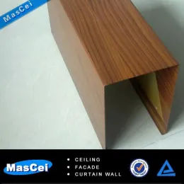 Faux wood interior ceiling roof material