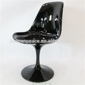 Swivel Function Tulip Chair with PU or Fabric Cushion