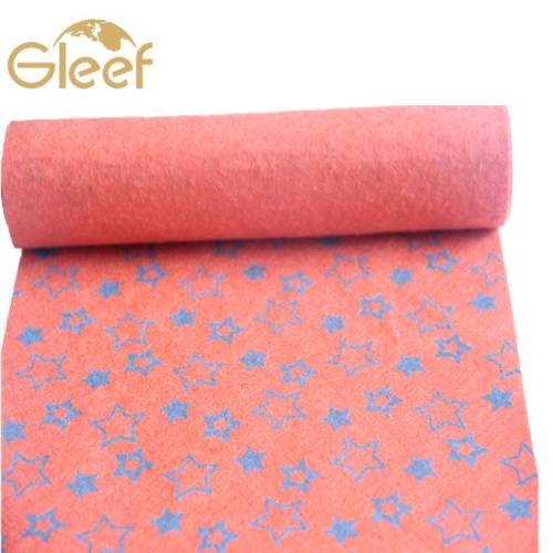 print felt fabric needle punched felt fabric