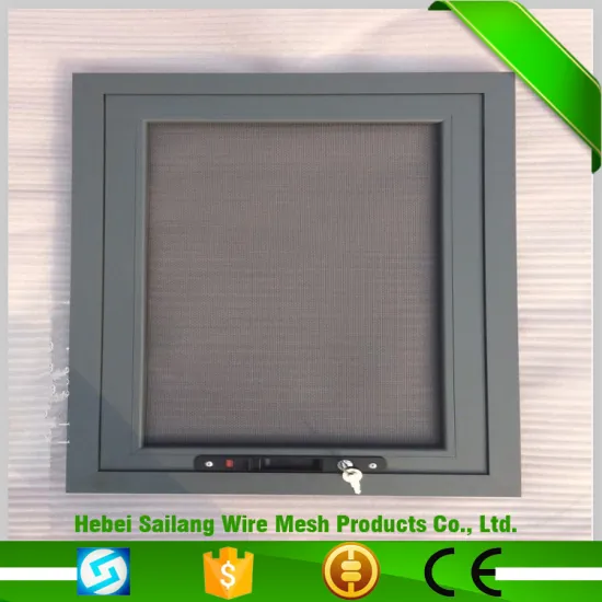 China new innovative product 11mesh black stainless steel security mesh