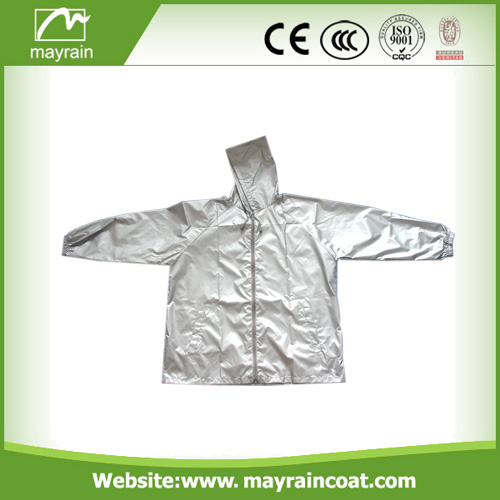 Gray Polyester Outdoor Jacket Gray Polyester Outdoor Jacket