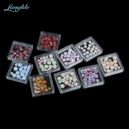 Fangkle 3D Nail Flower Resin Rhinestones Decorations