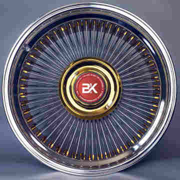 Bku Forged Wire Wheels 18-26 Inch Chrome Custom Lowrider Rims for Chevy Impala & Cadillac Skylark