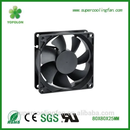 80x80x25mm Factory supply high quality low price 80mm dc fan 12V computer case master cooler fan
