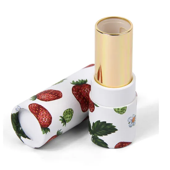 Environmentally Recycle Lipstick Balm Packaging Paper Tube