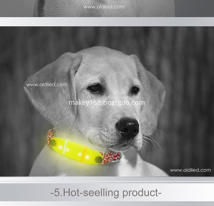 Silicone Lighted-Up Dog Collar