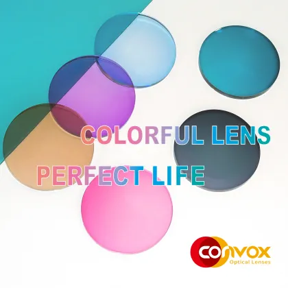 CONVOX Photochromic Gray Brown Pgx Pbx Blue Block 1.56 Optical Lenses