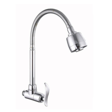 Single handle hot and cold water kitchen fauce