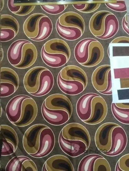 Latest New Design Custom Colorful Geometric Print Fabric