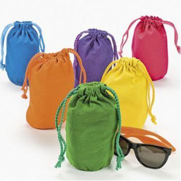 Promotional canvas drawstring bacpack
