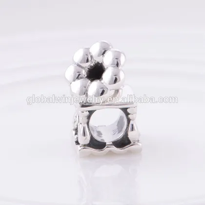 Vintage Phonograph 925 Silver Charms Infinity Charms Bracelets