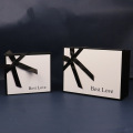 custom elegant white gift box with lid