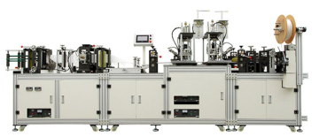 Automatic folding mask machine