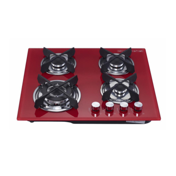manufacturer price red tempered glass  knob control Restaurant Portable Gas Stove