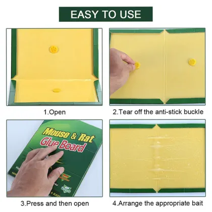 Affordable Mouse Trap Board with Sticky Glue for Safe Rat and Mouse Control