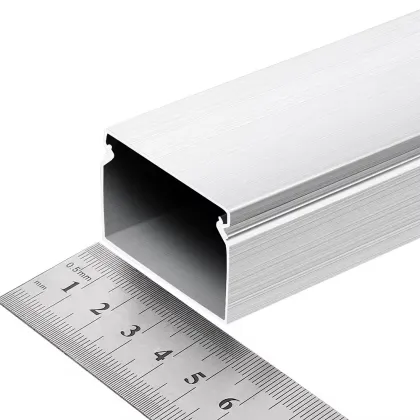 Custom 0.7mm Thickness Square Aluminum Alloy Electric Metal Cable Trunking Tray