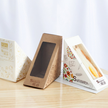 Popular Food Grade White Paperboard Burger Containers and Trays