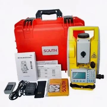 Accuracy R800M Full Function 2' South Total Station N6 Nts-362R10U Carrying Case - Surveying Instrument