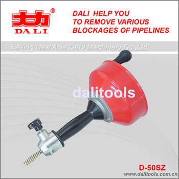 7.6M Manual or Drill Operated Drain Auger