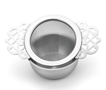 Infusor de té en forma de taza de acero inoxidable