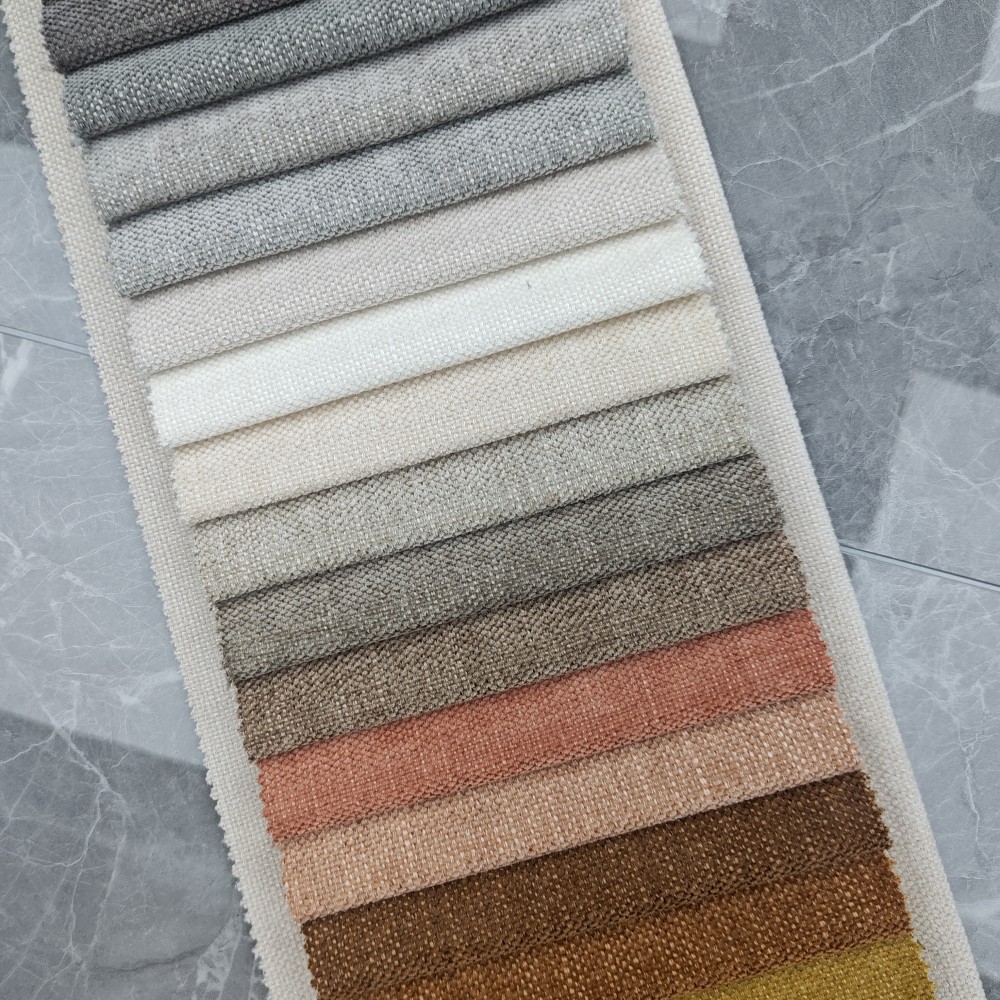 Chenille Textured Solid Color Upholstery Fabric