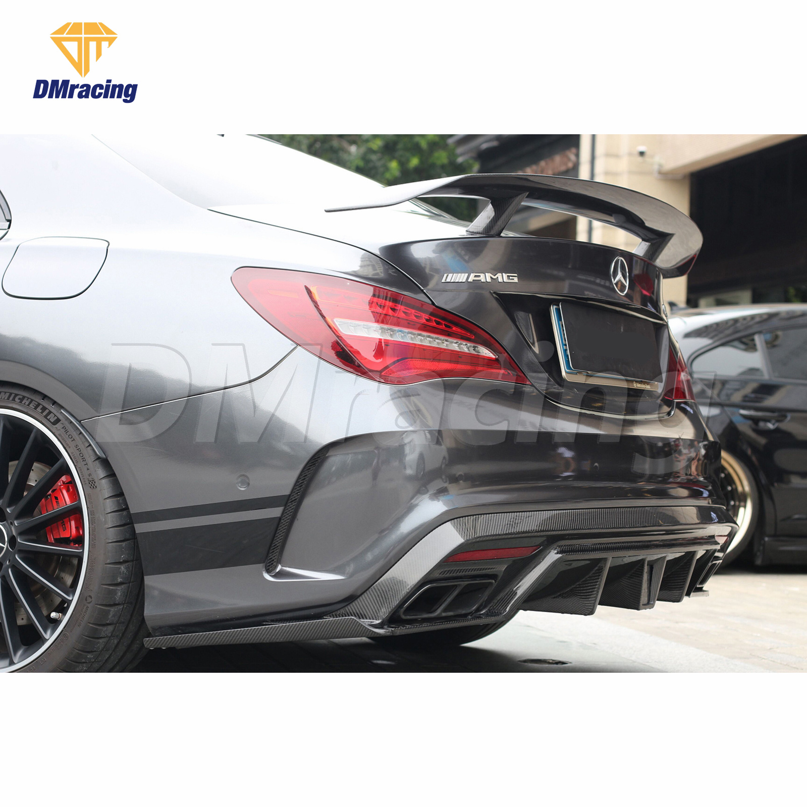 Pt Style Dry Carbon Fiber Rear Diffuser For Mercedes-benz W117 C117 ...