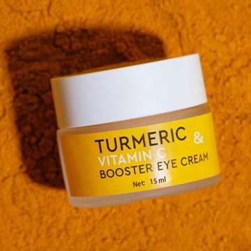 Custom Private Label Anti-Puffiness and Dark Circles Eye Cream with Vitamin C and Turmeric