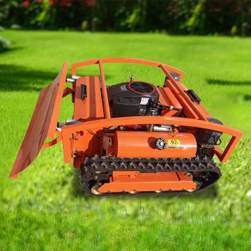 China New Design 800mm Cutting Width Gasoline Robot Remote Control Lawn Mower