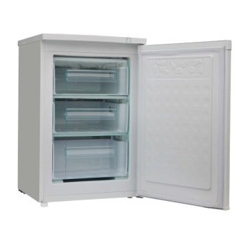 100L White Single Door Upright Freezer Refrigerator with Drawers - DSD-100L