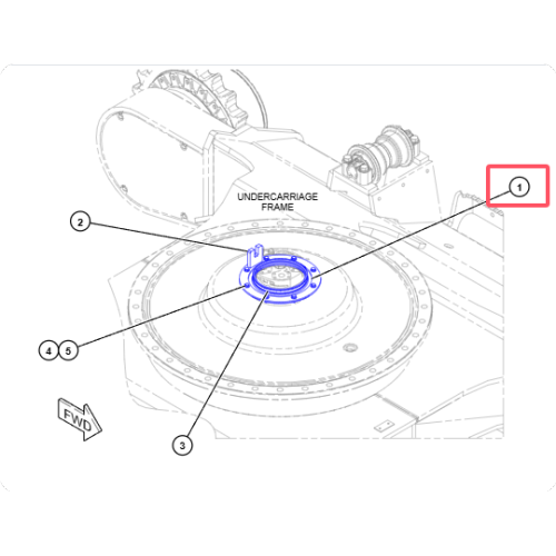 The protective cover 227-6105/2276105 is applicable to models such as W345C 336D 3512B etc