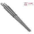 Stellite-Coated Bimetallic Hot-Feed Tungsten-Carbide Wear-Resistant LVT Extruder Screw at Barrel